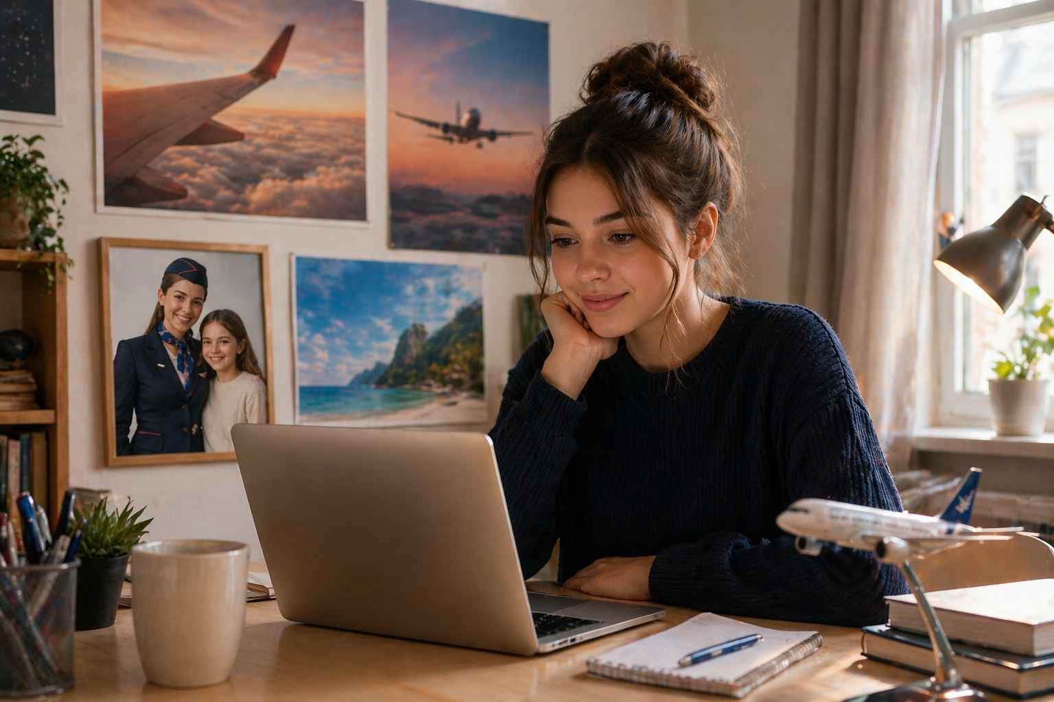 Candidat PNC préparant son profil de personnalité pour un recrutement