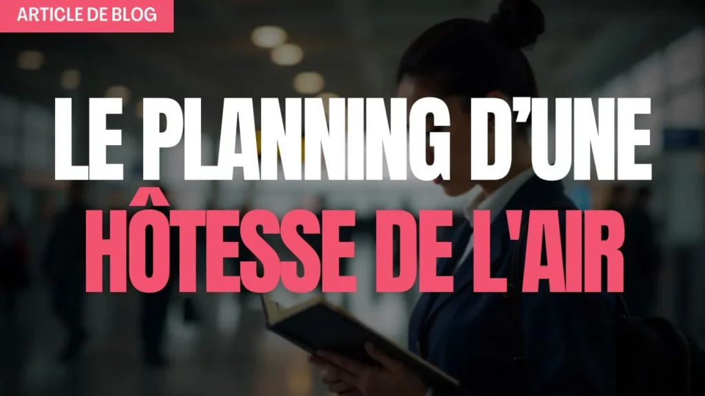 Planning hôtesse de l air