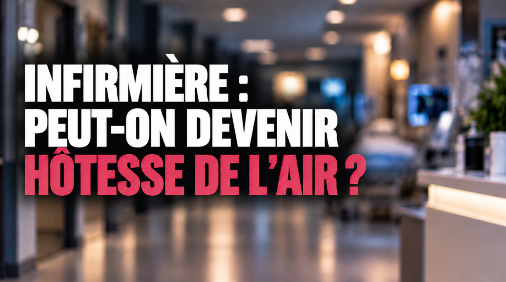 Infirmière vers hôtesse de l’air